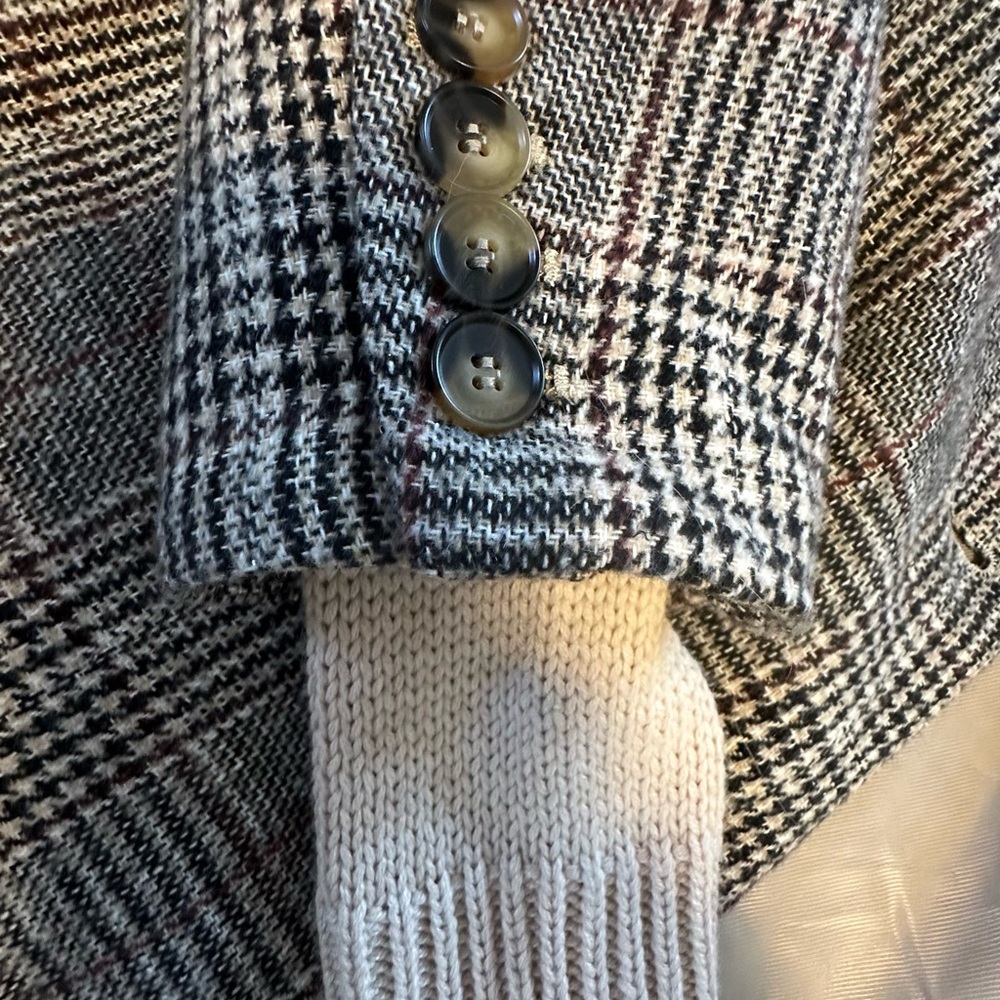 Fate Plaid Blazer with Removable Sweater Dickie Insert and Cuffs Size Small - Picture 10 of 10